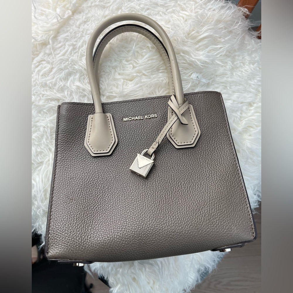 Michael Kors Sage and Cream Satchel
